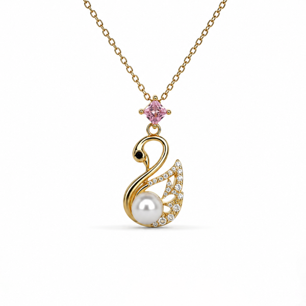 Seraphina Swan Gold Kolye