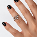 Fiore Pearl Silver Yüzük