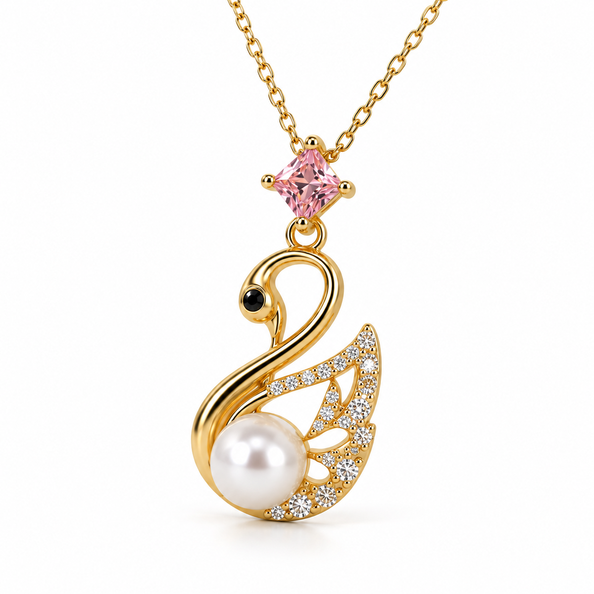 Seraphina Swan Gold Kolye