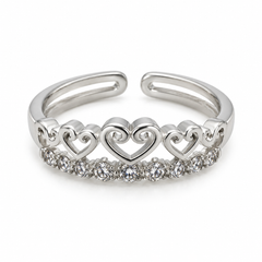 Amorette Silver Yüzük
