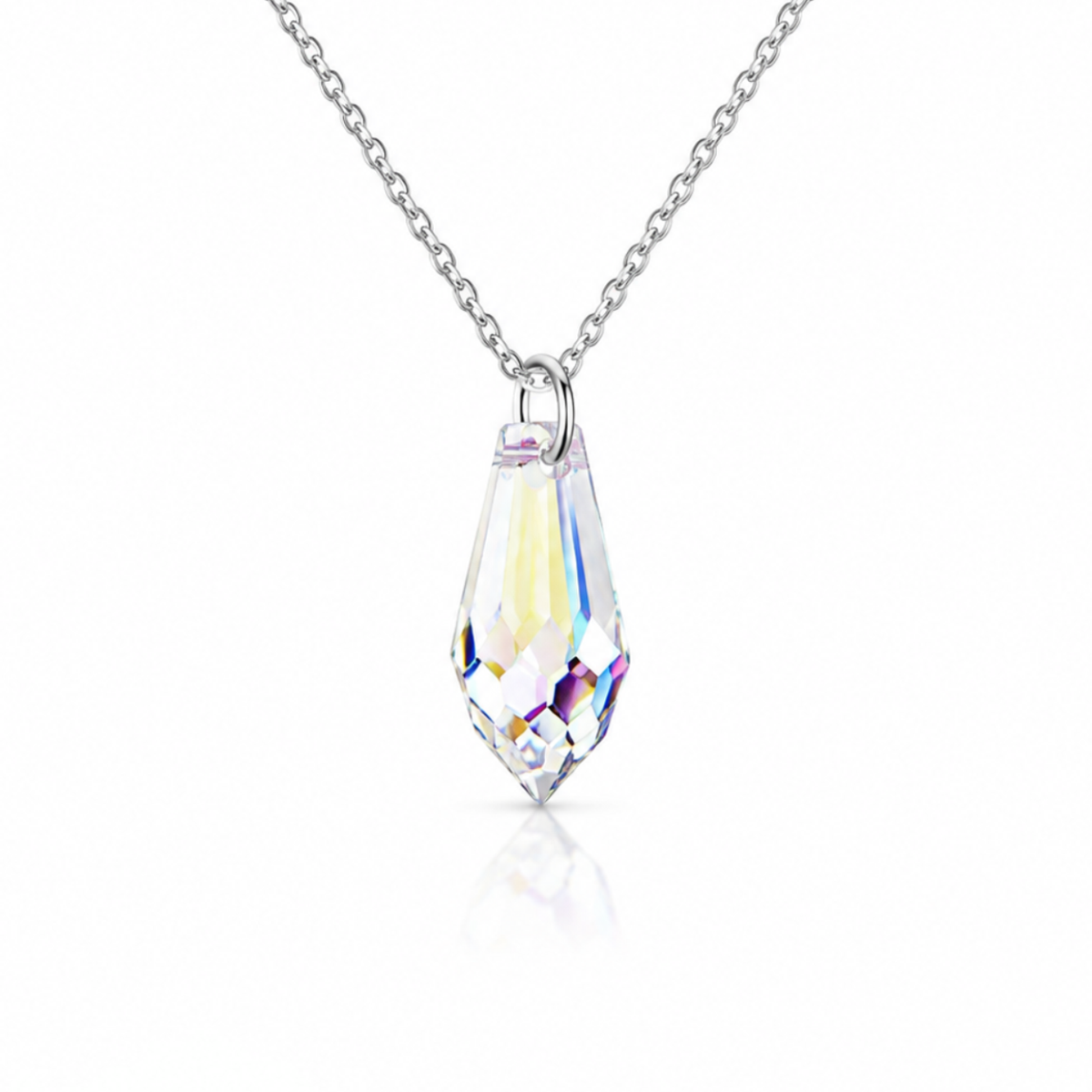 Aurora Drop Silver Kolye