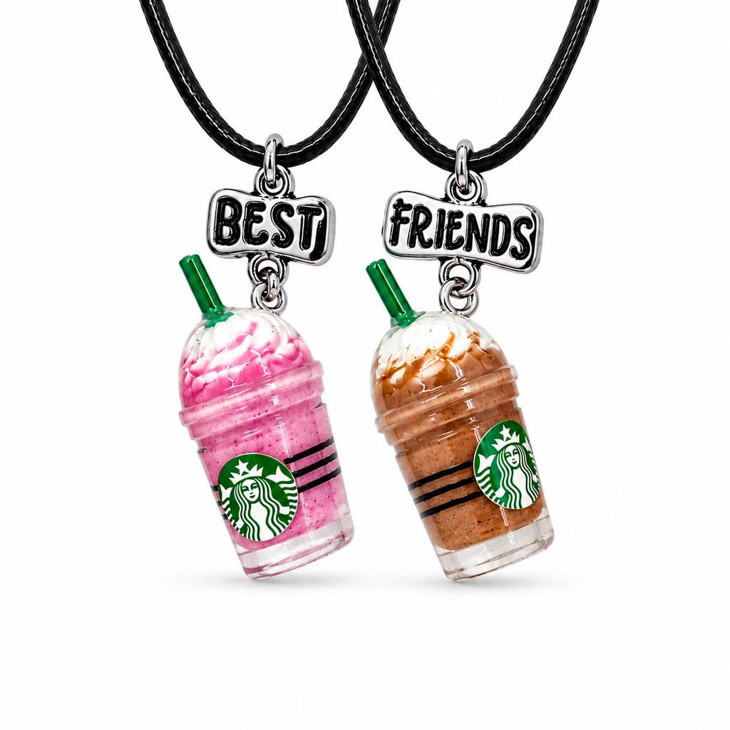 Best Friends 2'li Deri Kolye