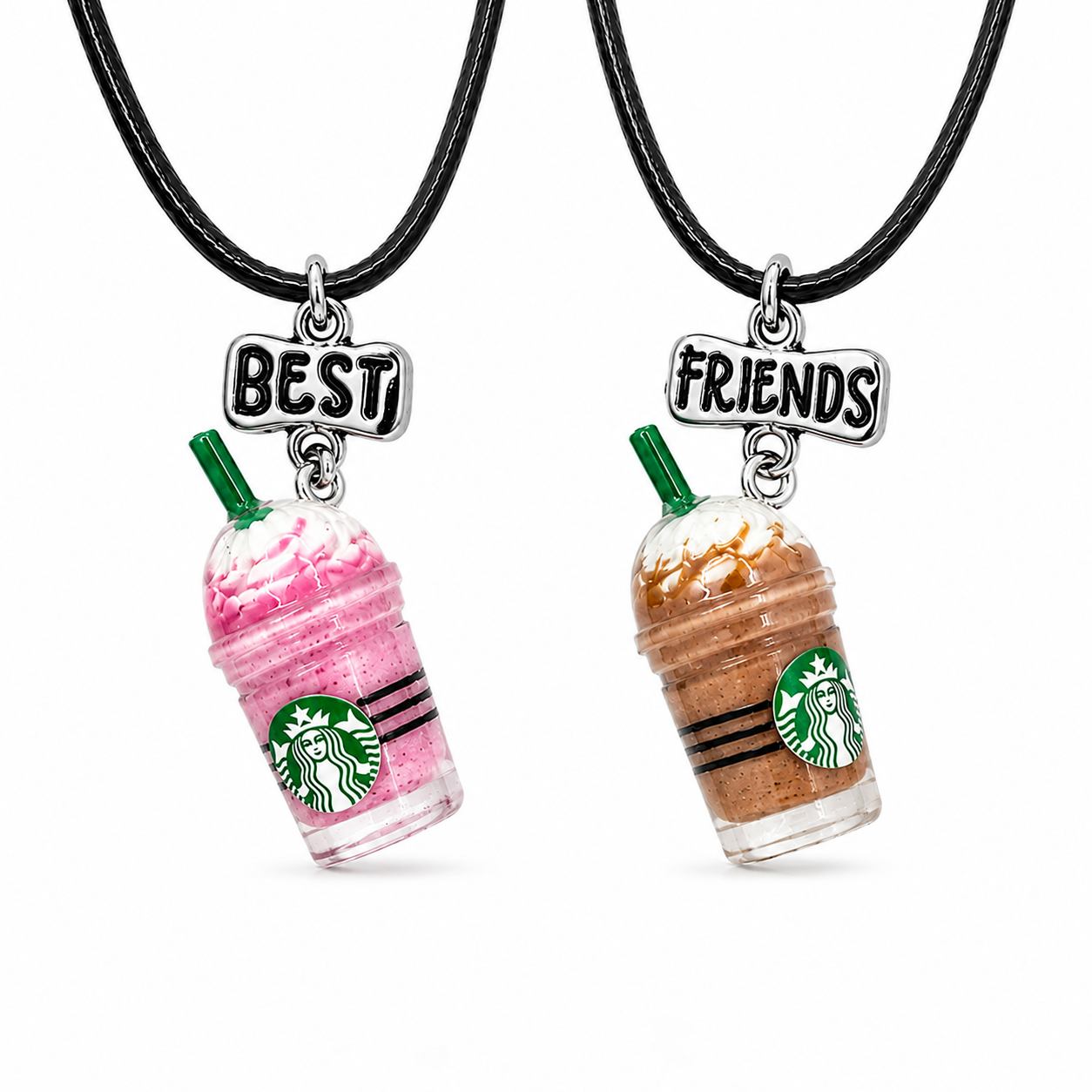 Best Friends 2'li Deri Kolye