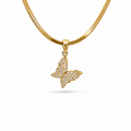 Butterfly Gold Kolye