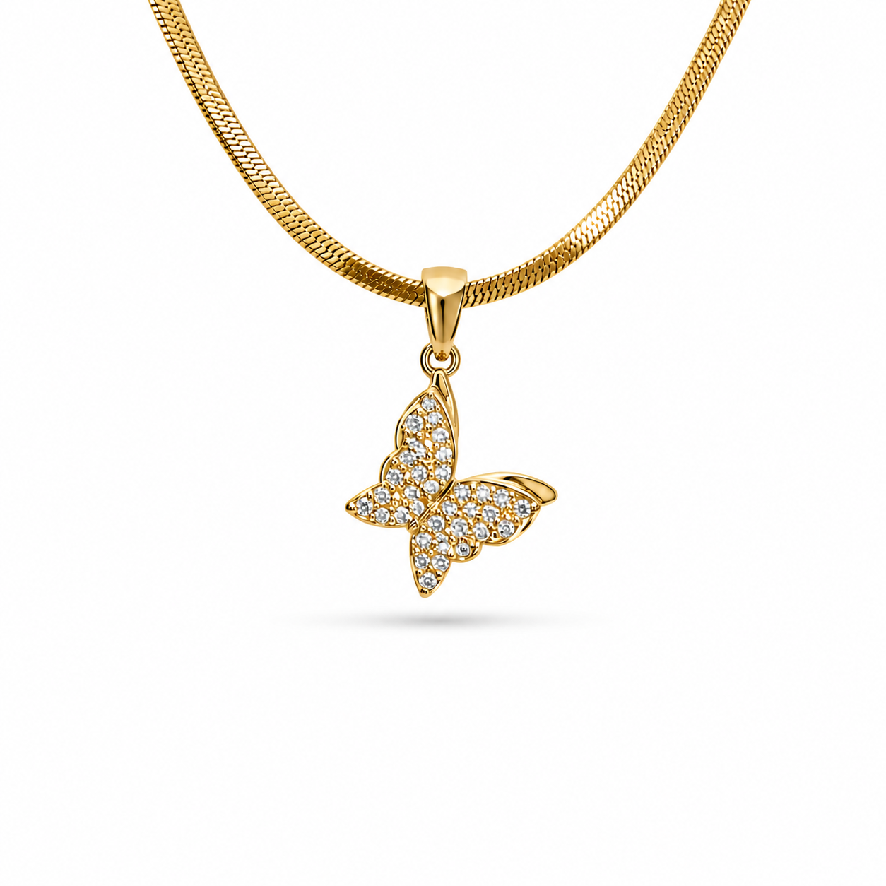 Butterfly Gold Kolye