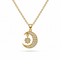 Celeste Moon Gold Kolye