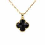 Clover Black Gold Kolye
