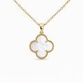 Clover Pearl Gold Kolye