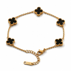 Clover Black Gold Bileklik
