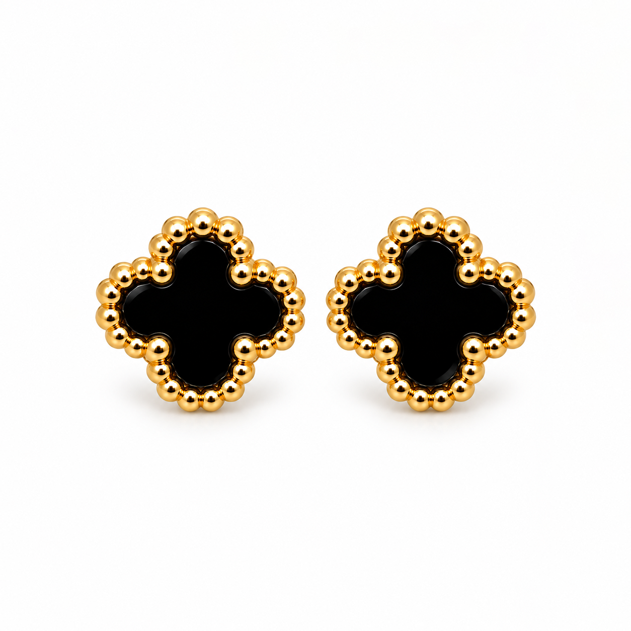 Clover S Gold Küpe