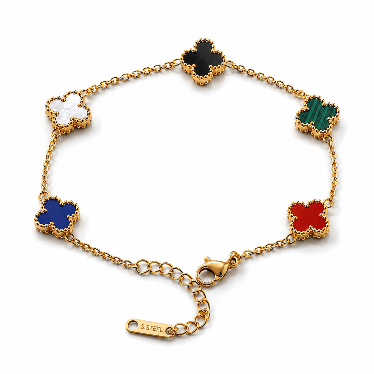 Clover Veira Exclusive Gold Bileklik