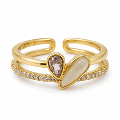 Dewdrop Gold Yüzük