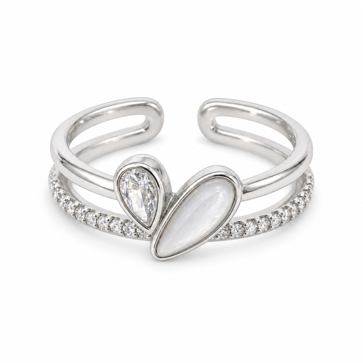 Dewdrop Silver Yüzük