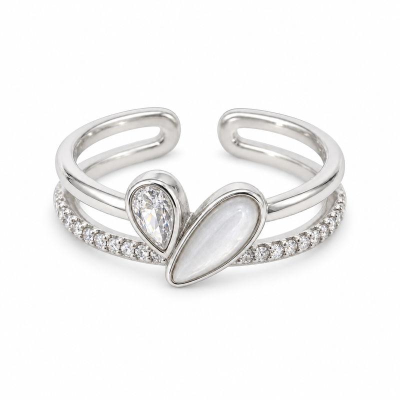 Dewdrop Silver Yüzük