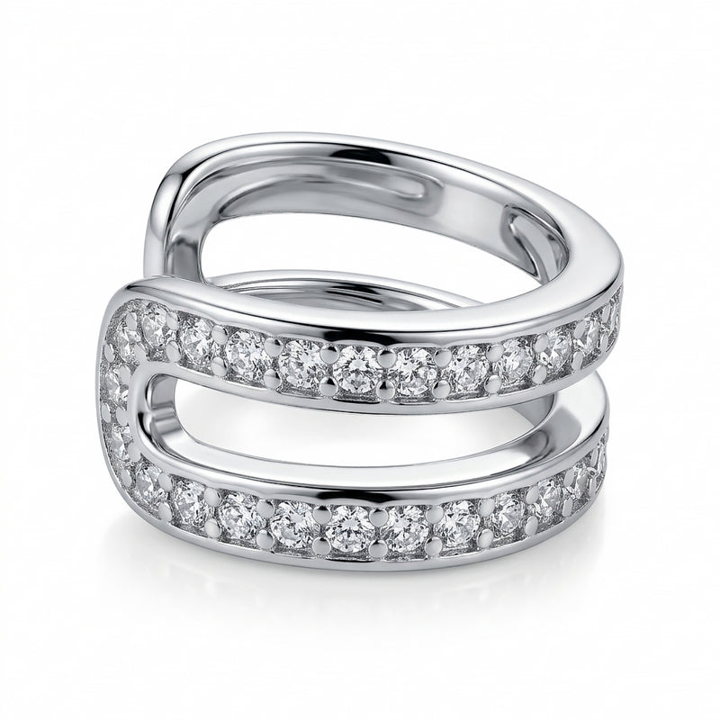 Duette Silver Ear Cuff