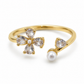 Fiore Pearl Gold Yüzük