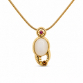 Moon Aura Gold Kolye