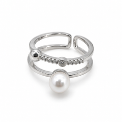 Nivella Pearl Silver Yüzük