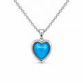 Ocean Heart Silver Kolye