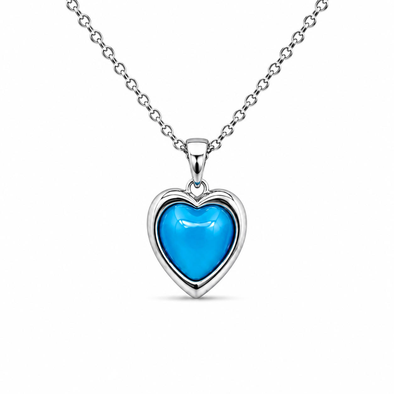 Ocean Heart Silver Kolye