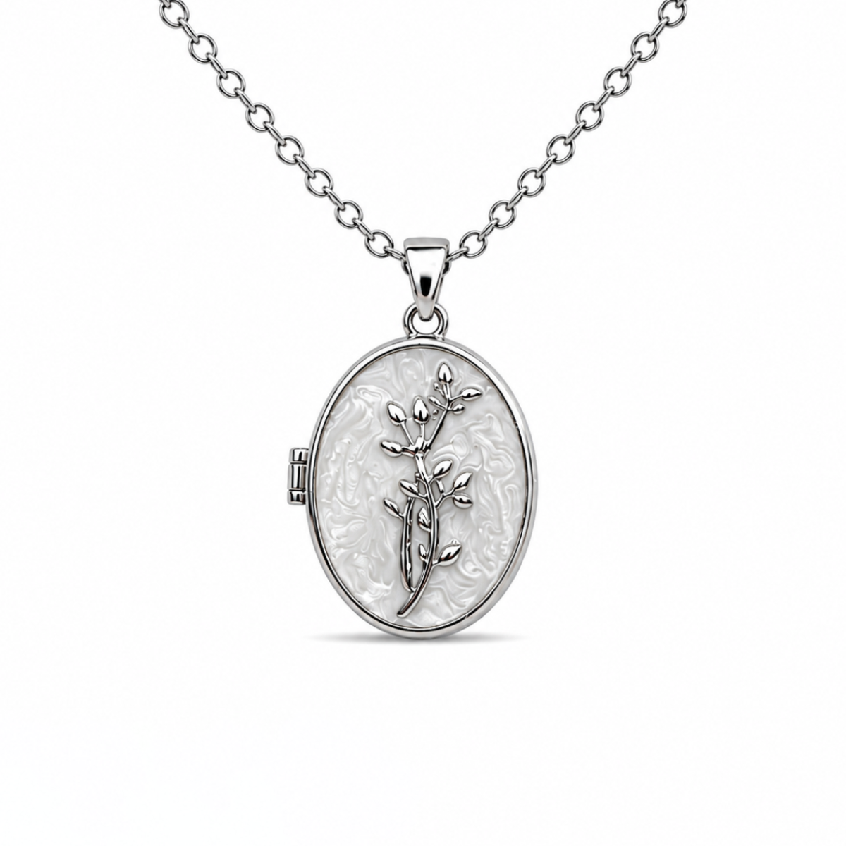 Olive Grace Silver Kolye