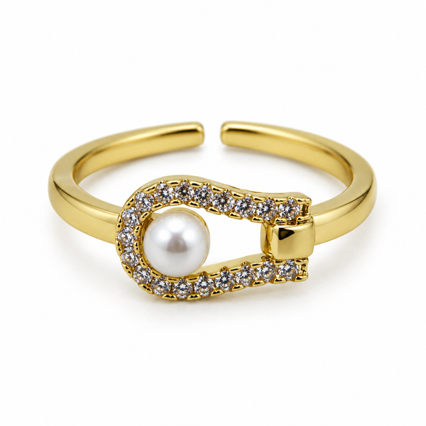 Pingle Pearl Gold Yüzük