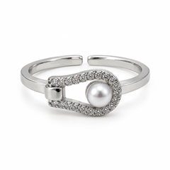 Pingle Pearl Silver Yüzük