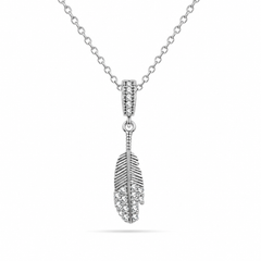 Plume Silver Kolye