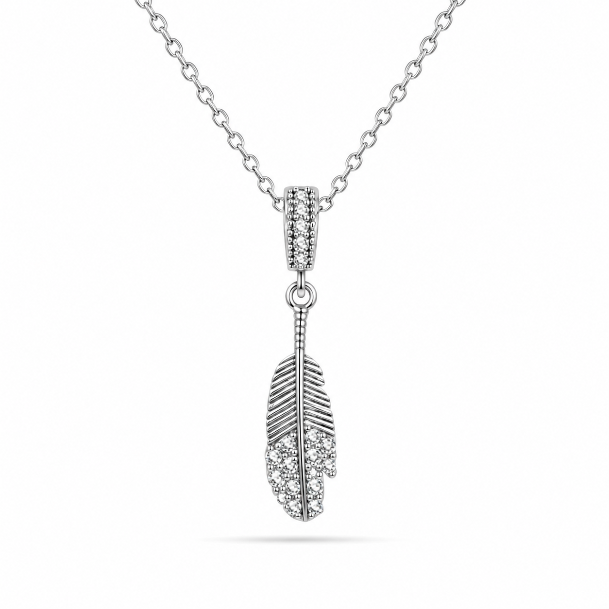 Plume Silver Kolye
