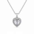 Rosalie Heart Silver Kolye