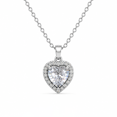Rosalie Heart Silver Kolye