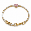 Rose Crystal Gold Bileklik