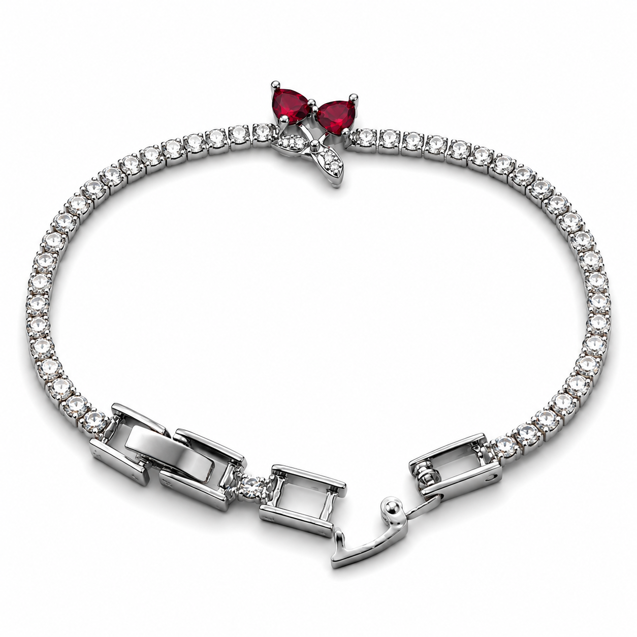 Ruby Silver Bileklik