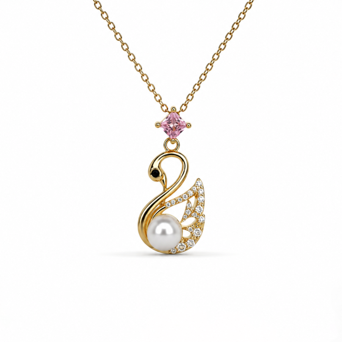 Seraphina Swan Gold Kolye