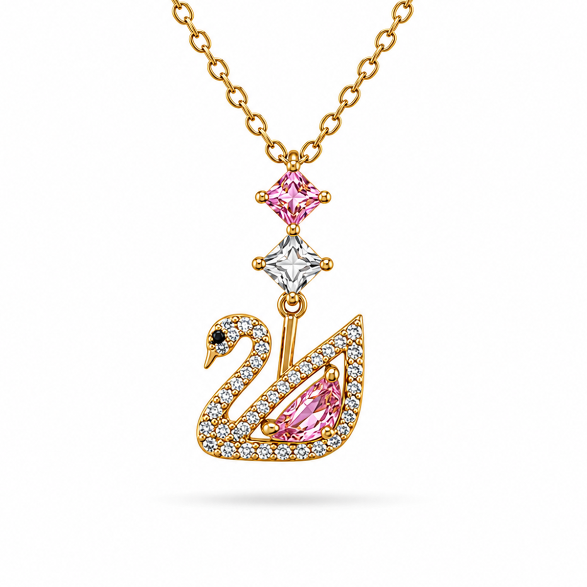 Swan Shine Gold Kolye