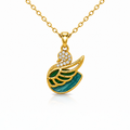 Swan Jade Gold Kolye