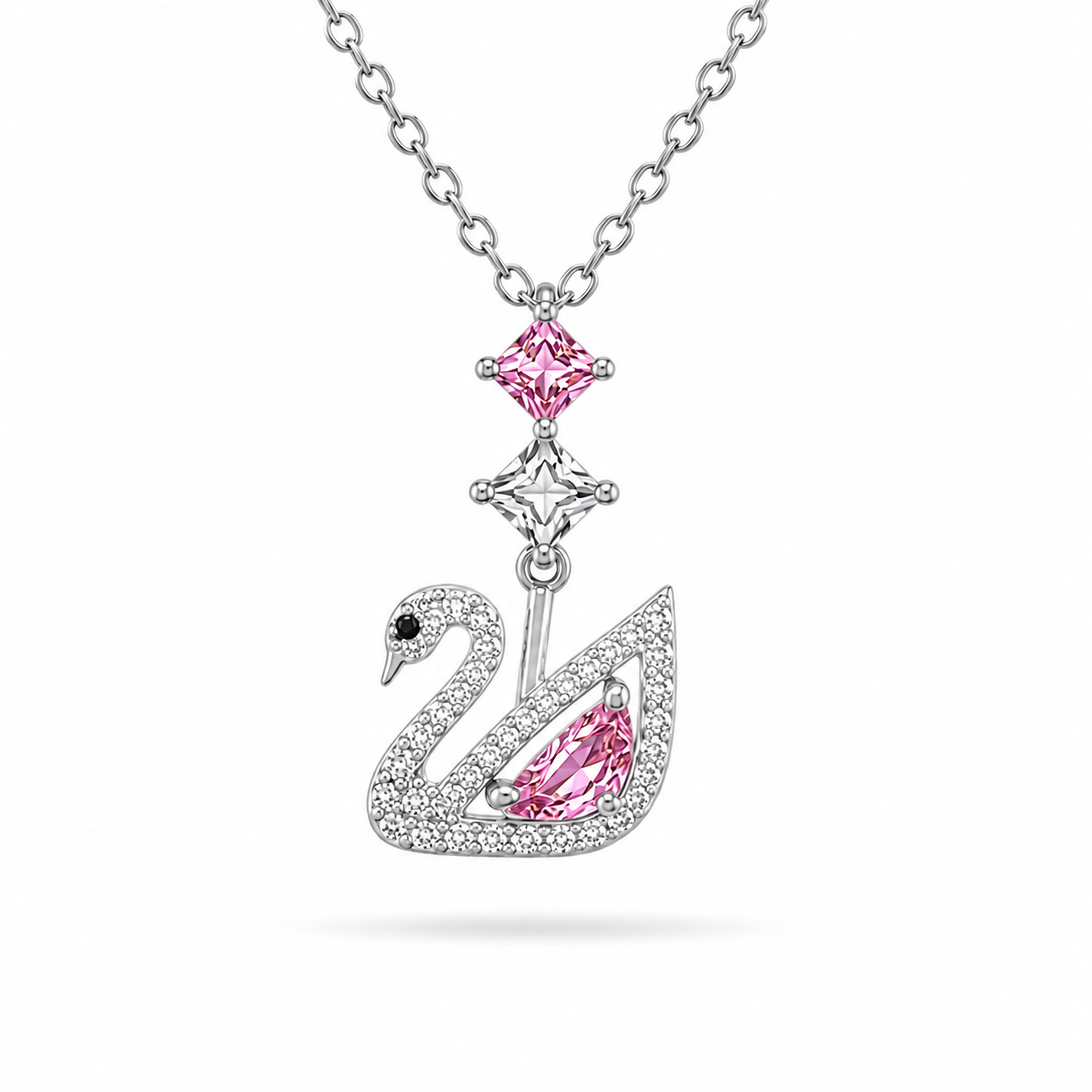 Swan Shine Silver Kolye