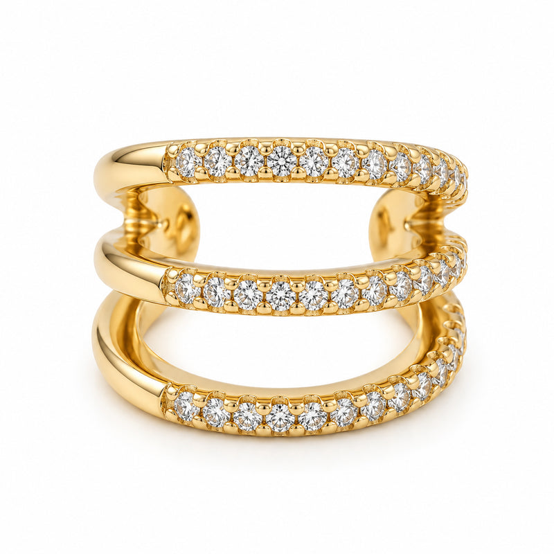 Tria Gold Ear Cuff
