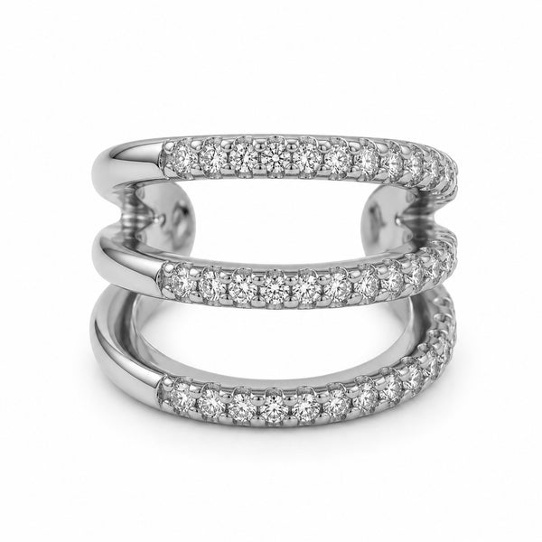 Tria Silver Ear Cuff