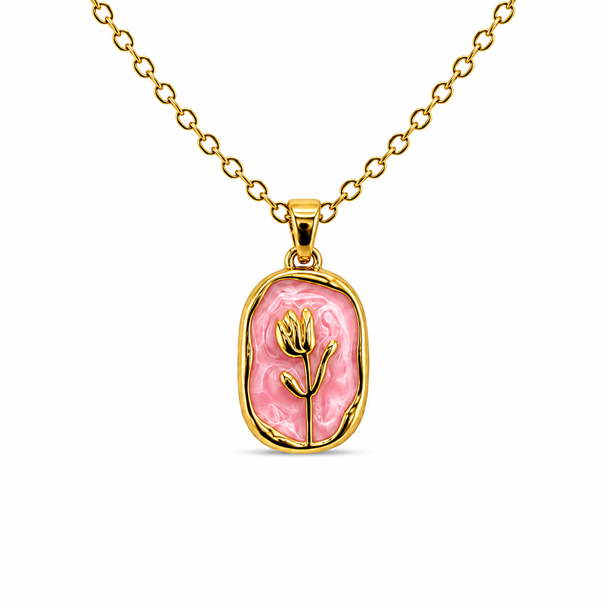 Tulip Blush Gold Kolye