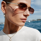 Clover White Gold Kolye