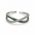 Vela Emerald Silver Yüzük