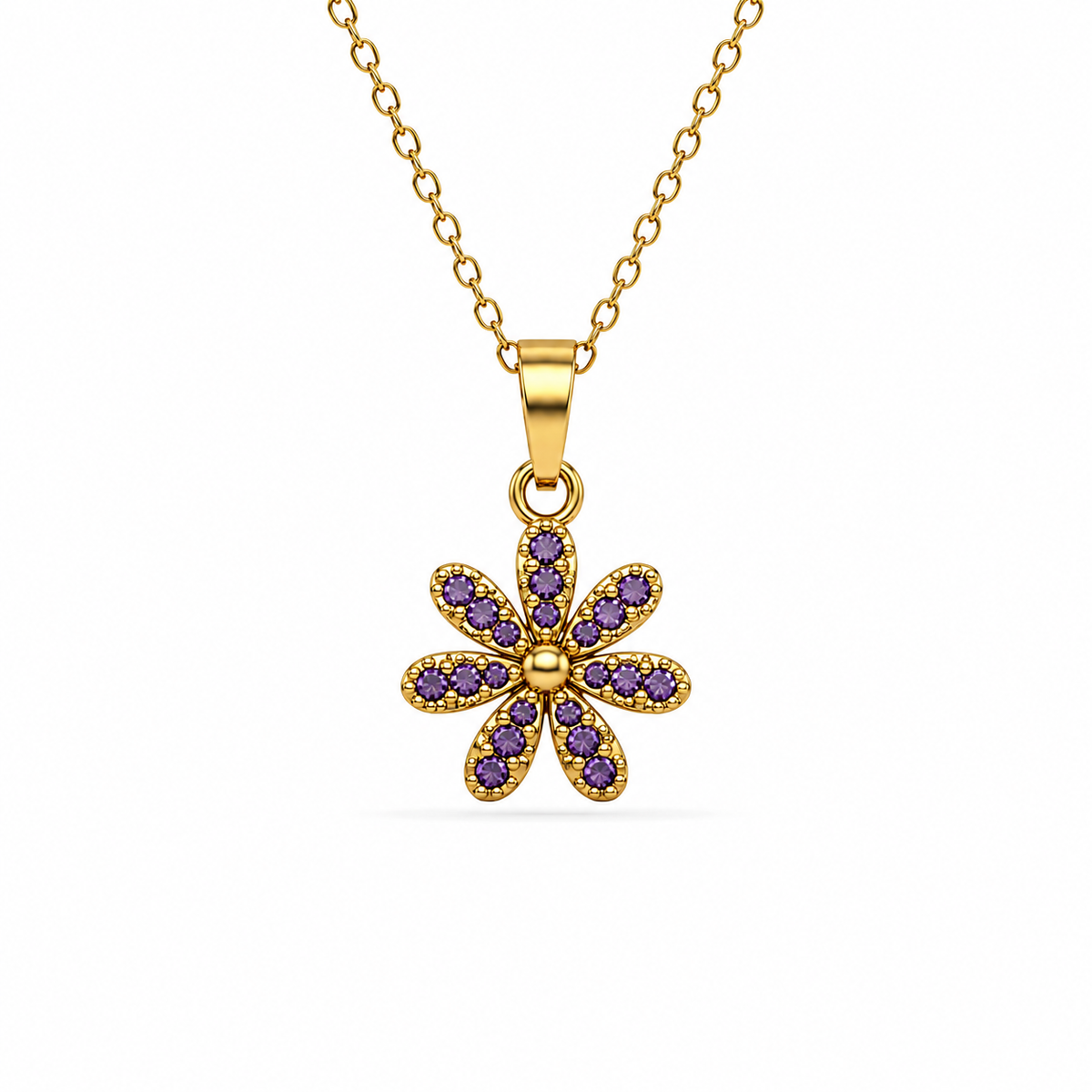 Violetta Gold Kolye