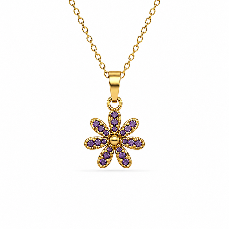 Violetta Gold Kolye