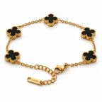 Clover Black Gold Bileklik