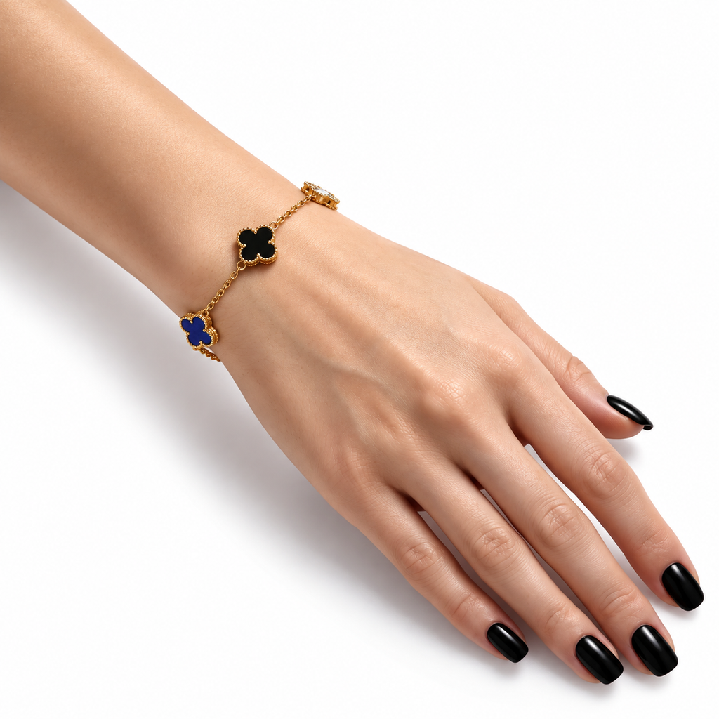 Clover Veira Exclusive Gold Bileklik