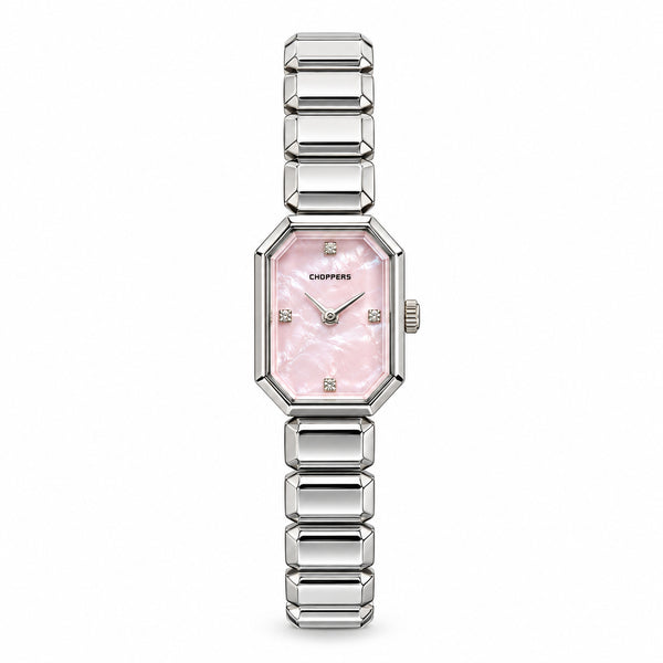Luxora Blush Silver Saat