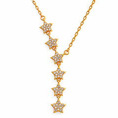 Stellar Drop Gold Kolye