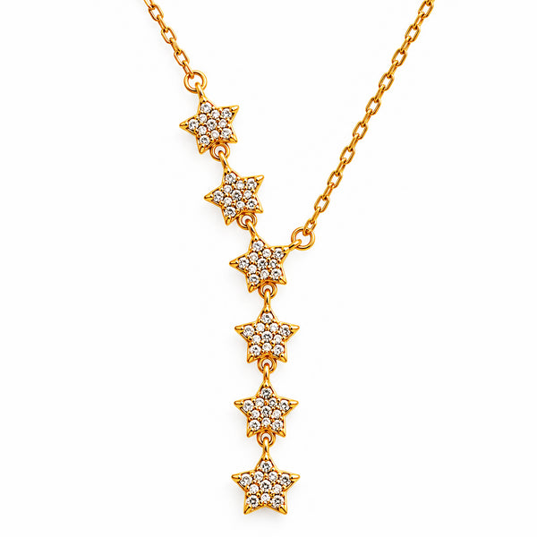 Stellar Drop Gold Kolye