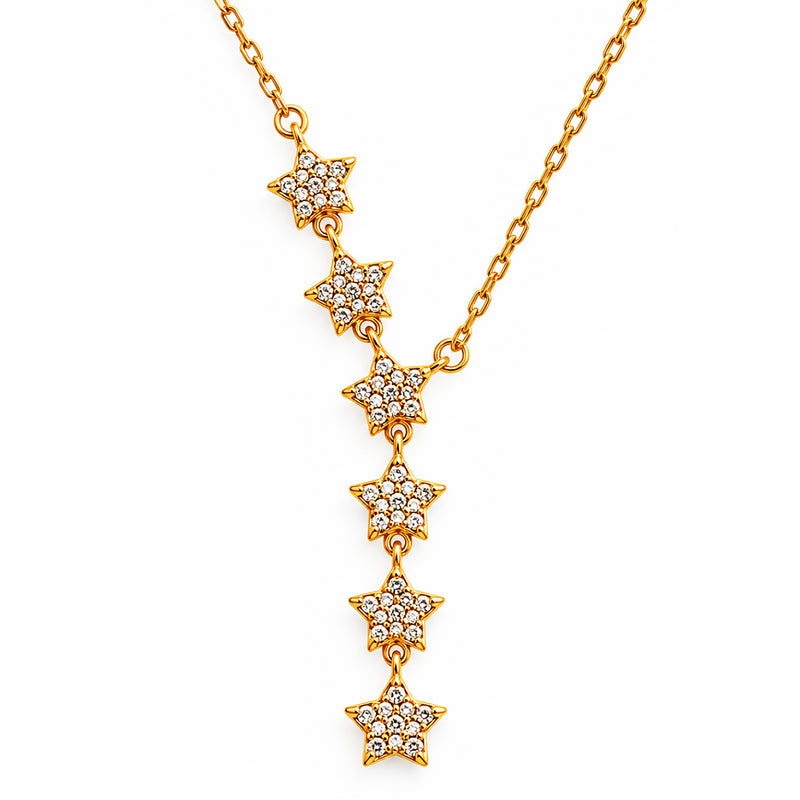 Stellar Drop Gold Kolye
